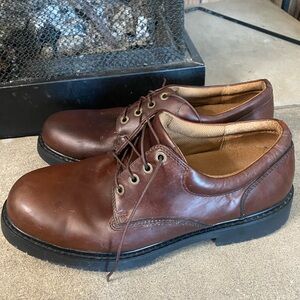 Hunters Bay Brown Leather Heavy Brogue Work Shoe Mens Size 11 $149 APR